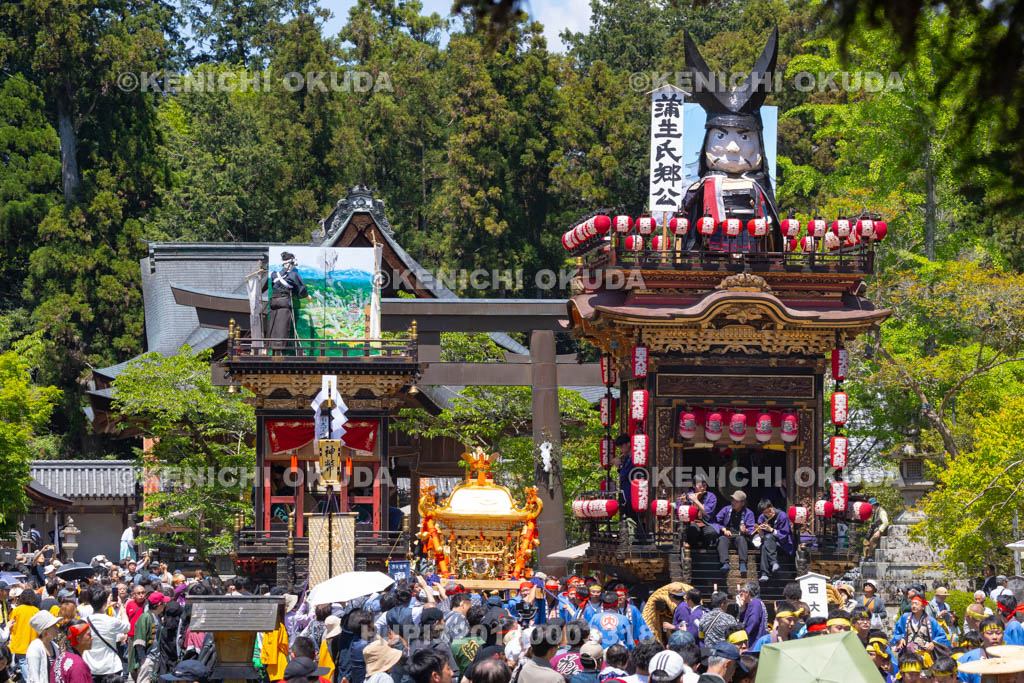 滋賀県　日野祭　本祭　渡御出発
