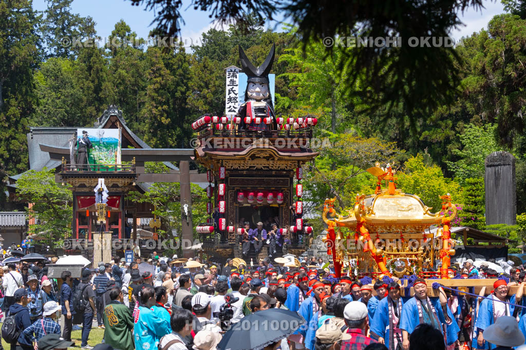 滋賀県　日野祭　本祭　渡御出発