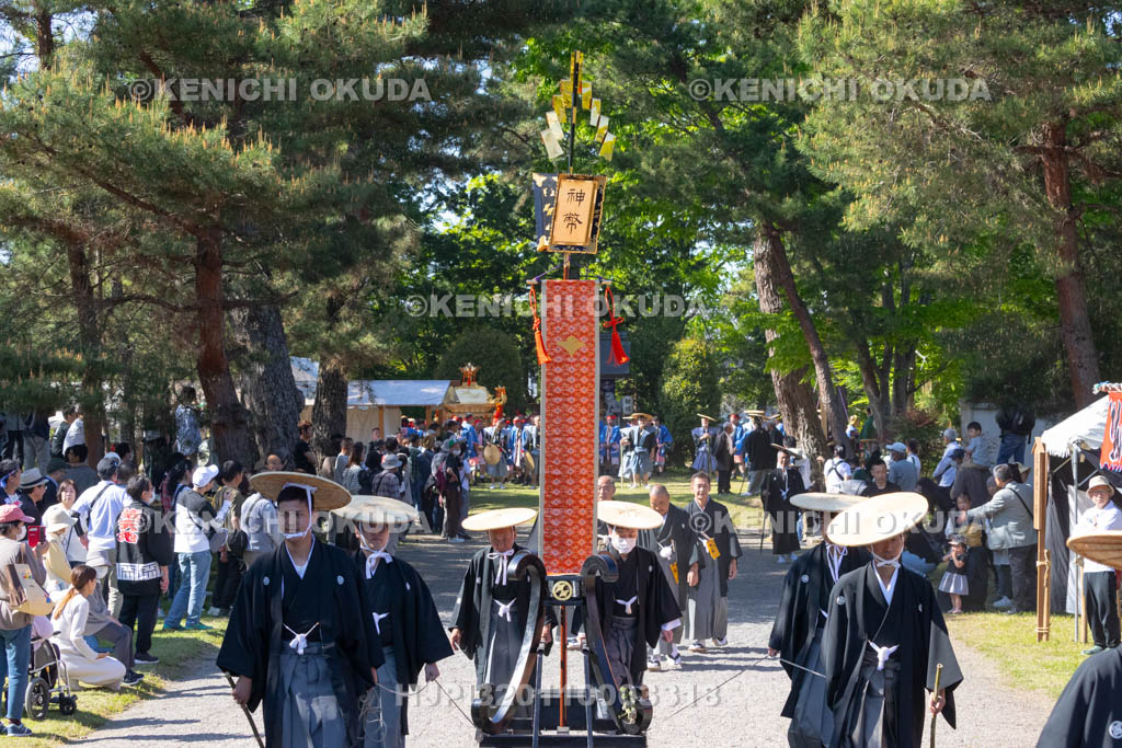 滋賀県　日野祭　本祭　還御出発　神幣