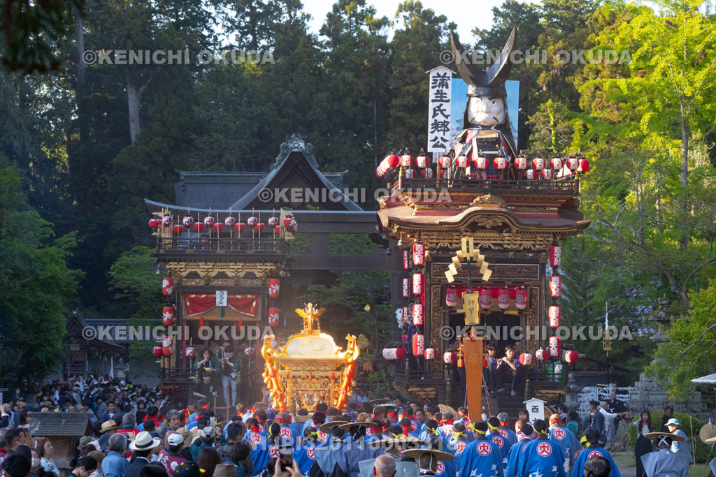 滋賀県　日野祭　本祭　還御宮入