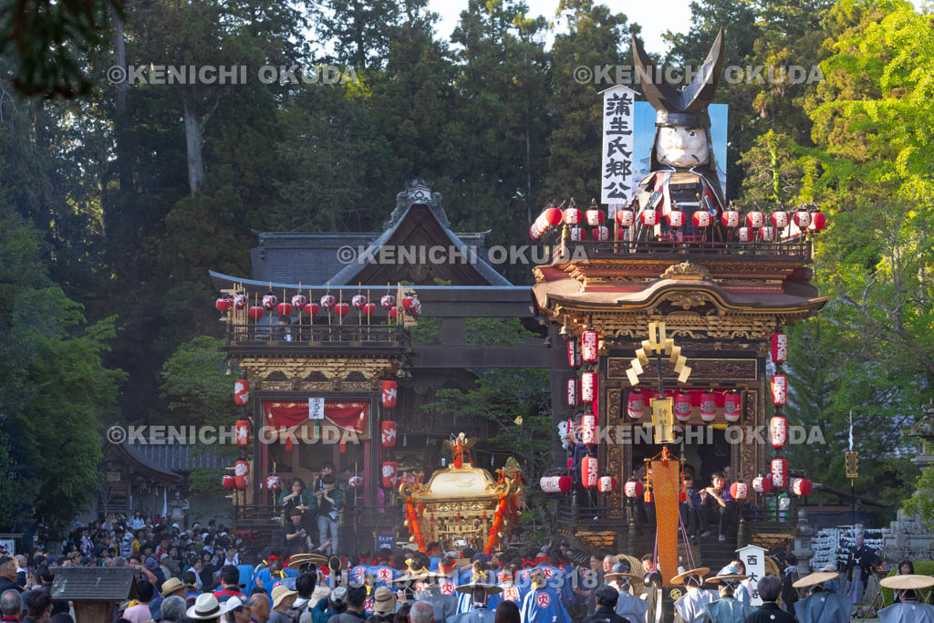 滋賀県　日野祭　本祭　還御宮入