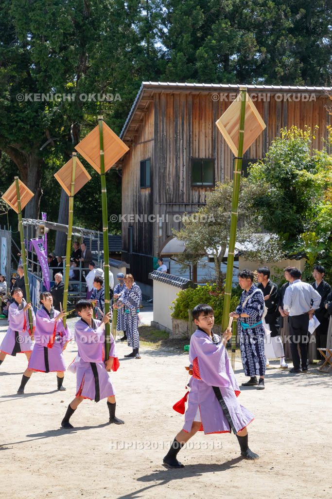 滋賀県　大荒比古神社　七川祭　奴振り（的練り）