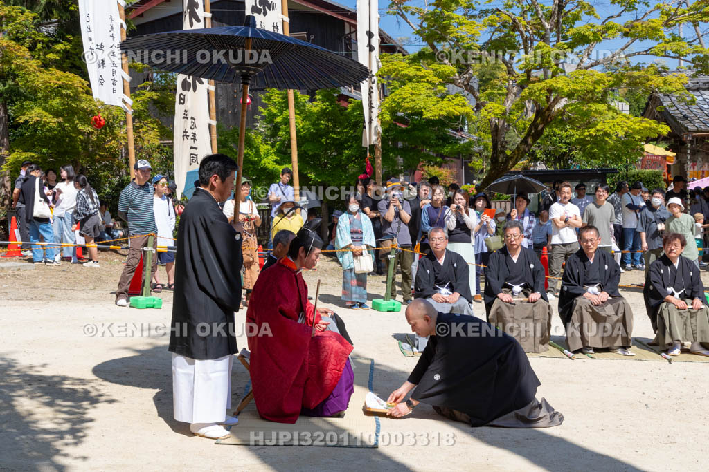 滋賀県　大荒比古神社　七川祭　神御供の式