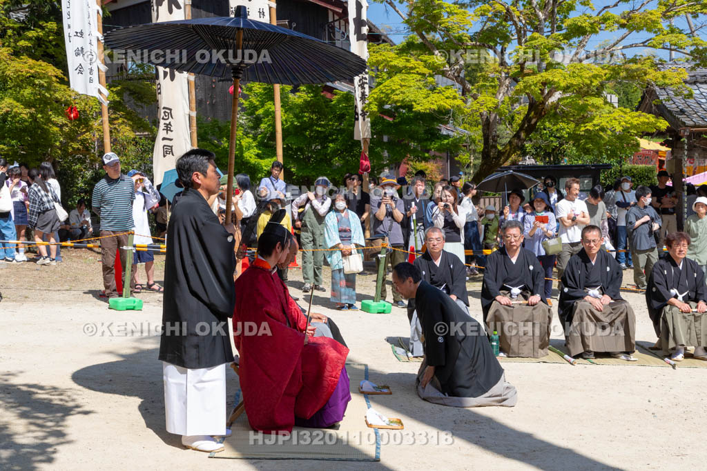 滋賀県　大荒比古神社　七川祭　神御供の式