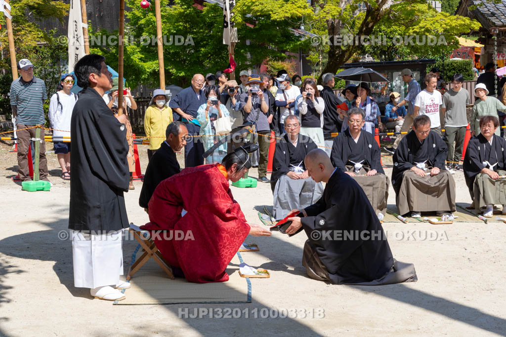 滋賀県　大荒比古神社　七川祭　神御供の式