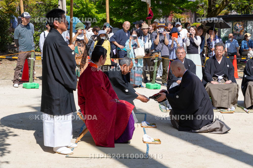 滋賀県　大荒比古神社　七川祭　神御供の式