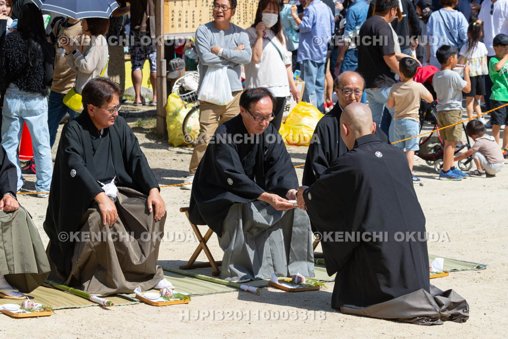 滋賀県　大荒比古神社　七川祭　神御供の式