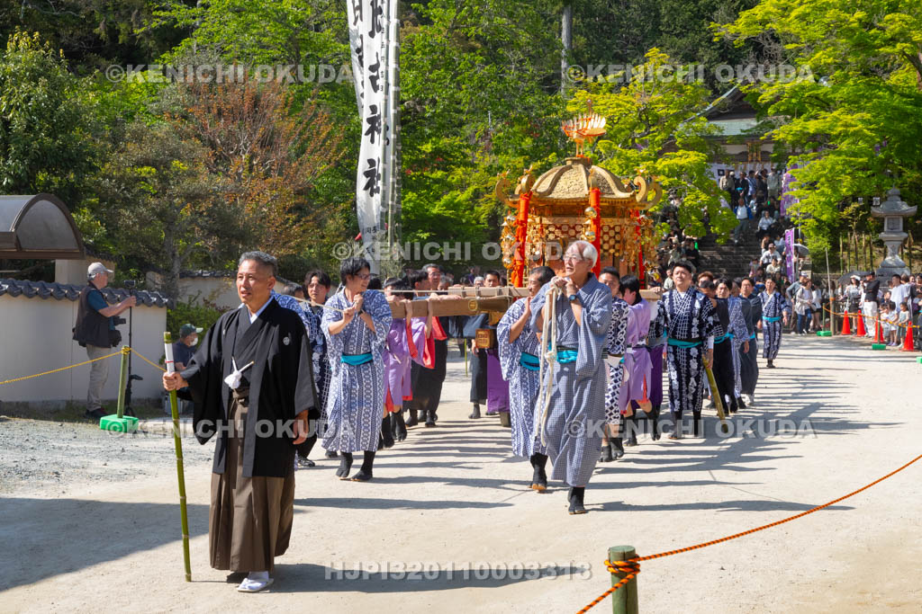 滋賀県　大荒比古神社　七川祭　神輿渡御