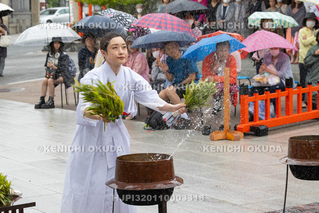 大阪府　方違神社　粽祭（例大祭）　湯神楽神事