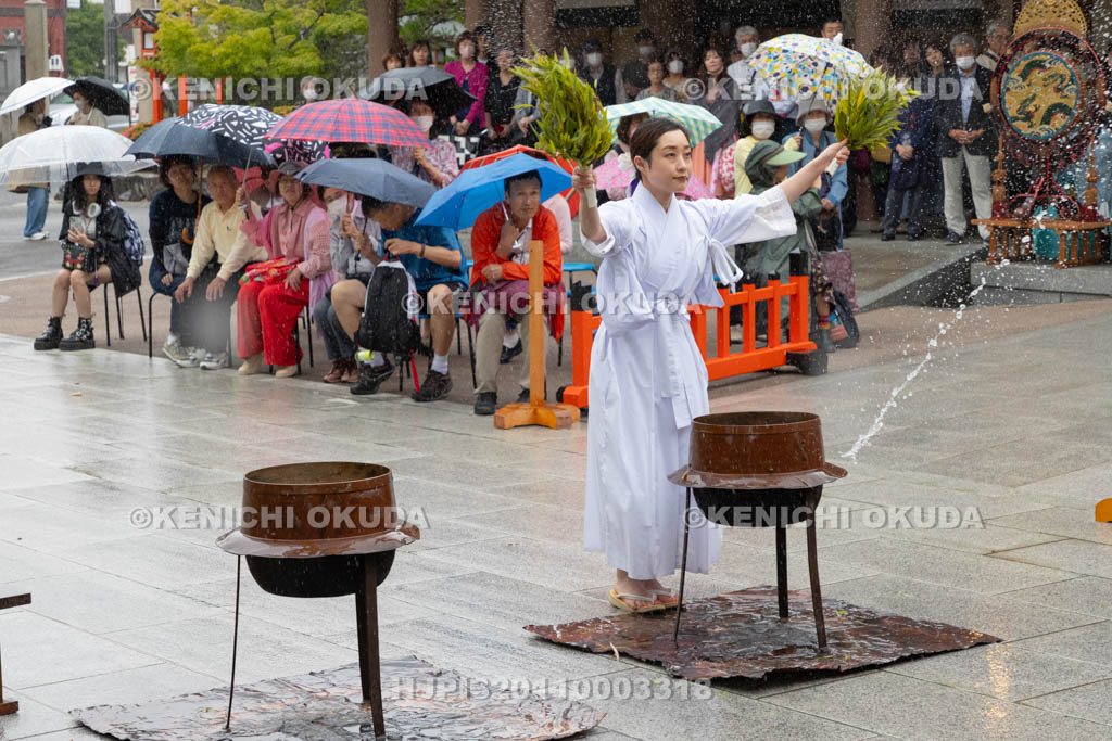 大阪府　方違神社　粽祭（例大祭）　湯神楽神事