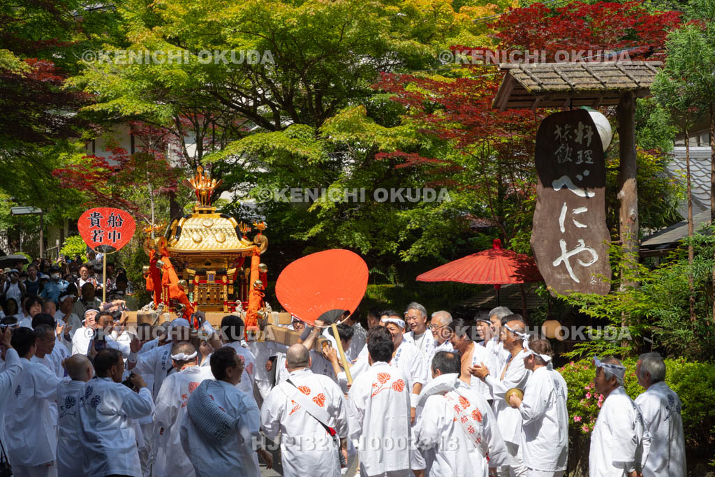 京都府　貴船神社　貴船祭　神輿渡御