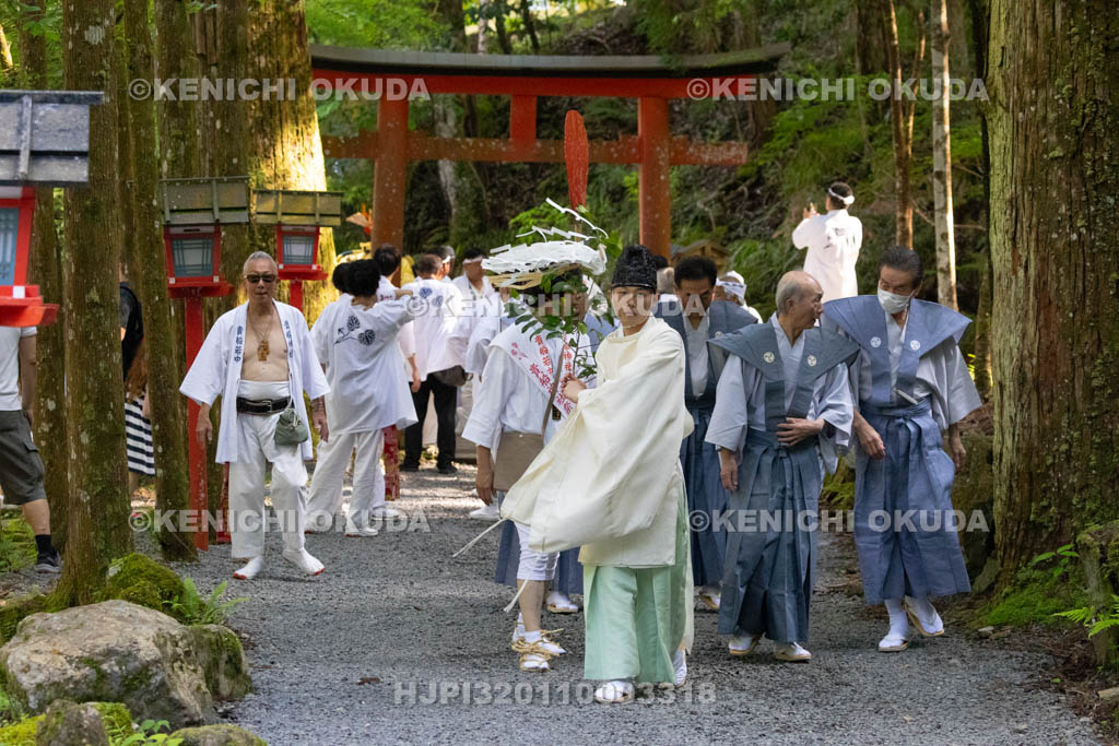 京都府　貴船神社　貴船祭　神輿渡御
