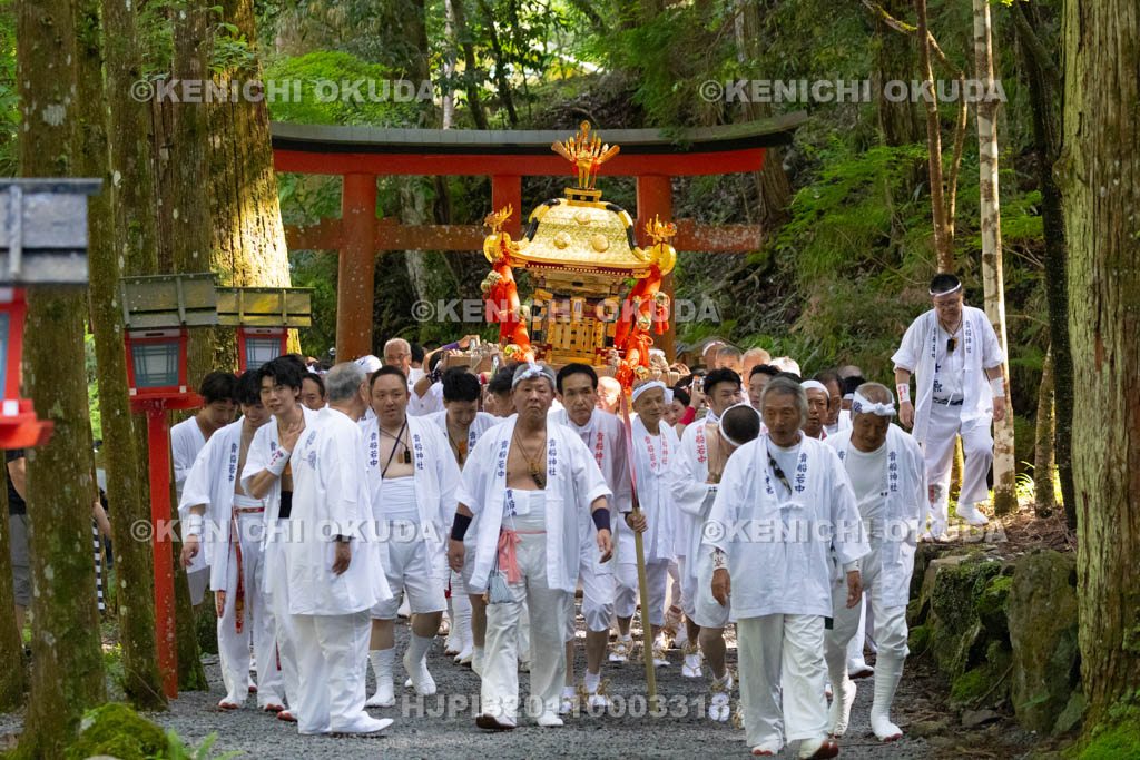京都府　貴船神社　貴船祭　神輿渡御