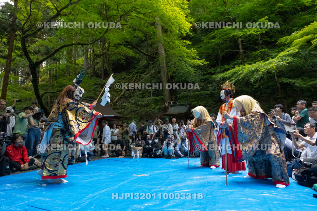 京都府　貴船神社　貴船祭　出雲神楽