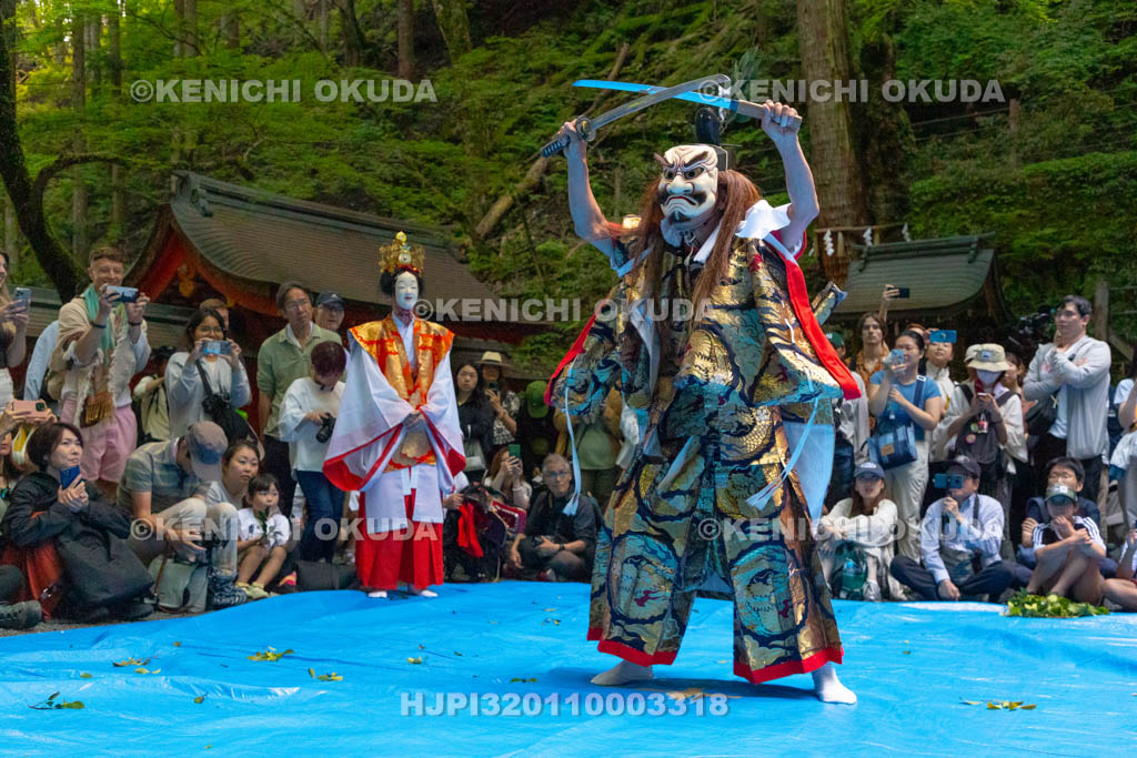 京都府　貴船神社　貴船祭　出雲神楽