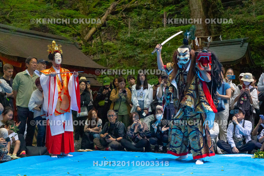京都府　貴船神社　貴船祭　出雲神楽