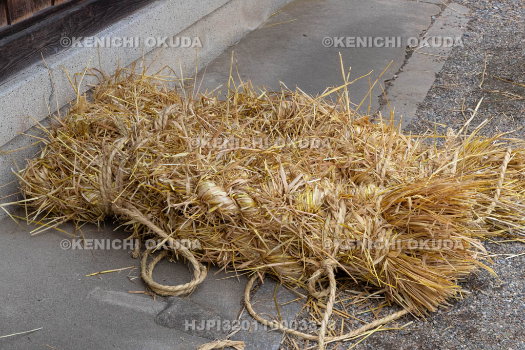 奈良県　今里の蛇巻き　蛇頭