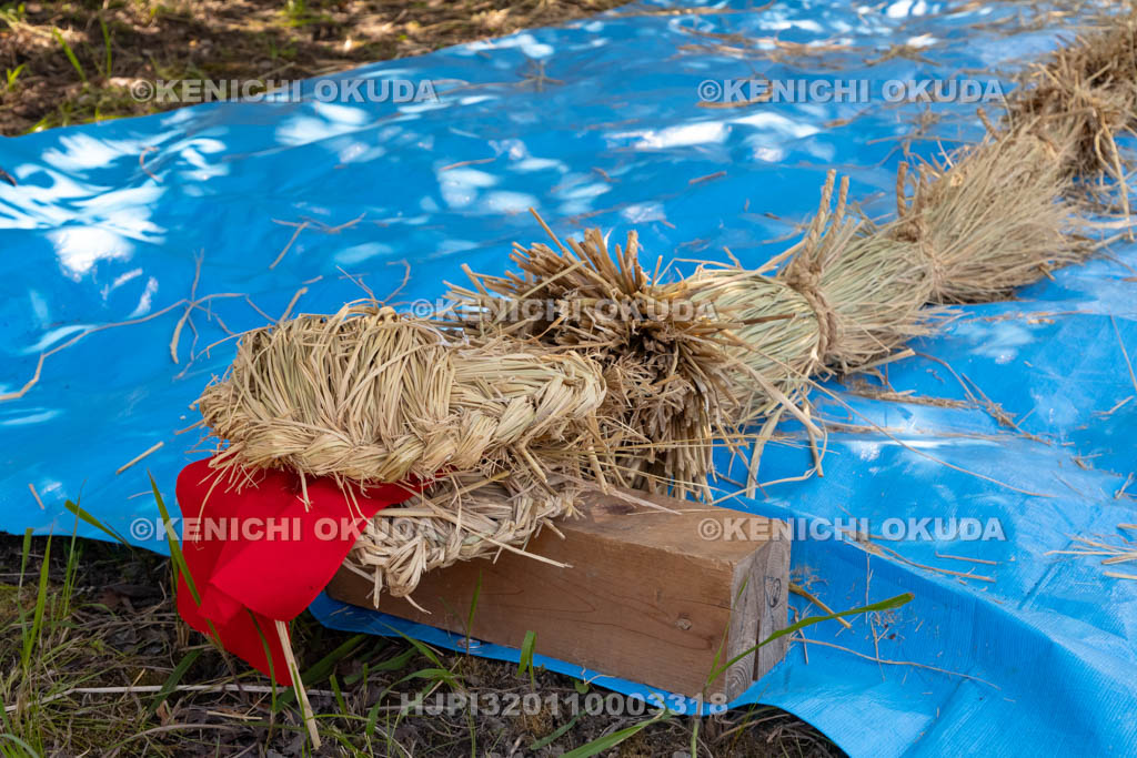 奈良県　上品寺町のシャカシャカ祭　蛇（ジャ）