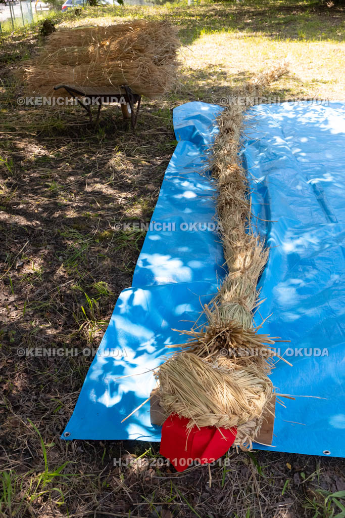 奈良県　上品寺町のシャカシャカ祭　蛇（ジャ）