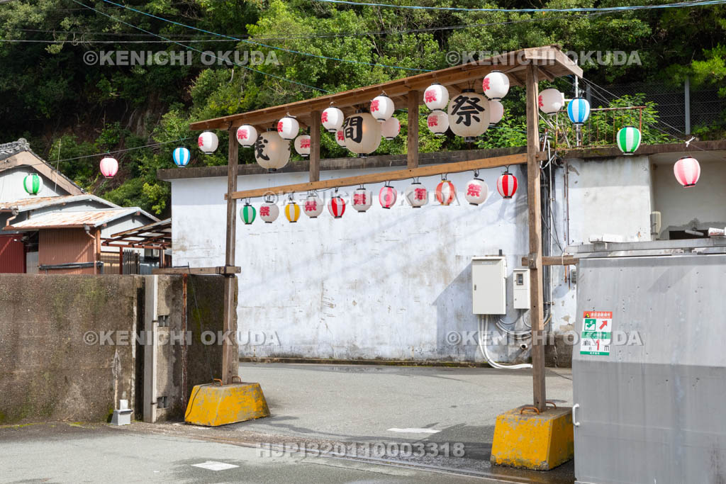 三重県　浅間祭（方座浦）　町並み