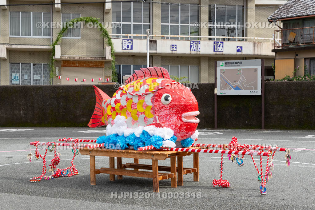三重県　浅間祭前夜祭（方座浦）　神輿