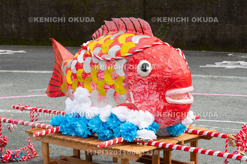 三重県　浅間祭前夜祭（方座浦）　神輿