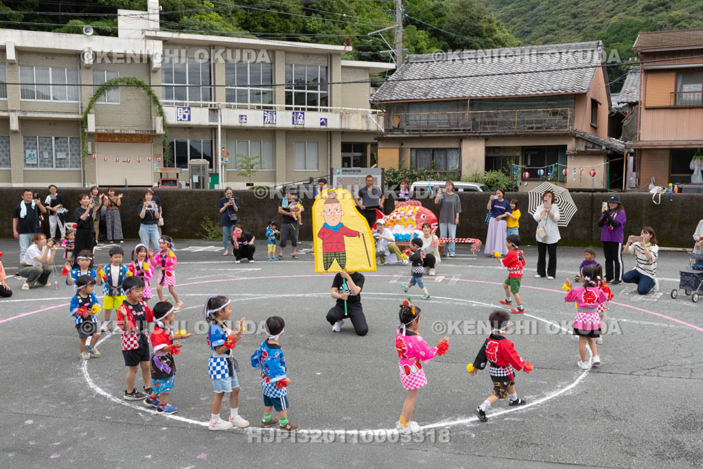 三重県　浅間祭前夜祭（方座浦）　踊り奉納