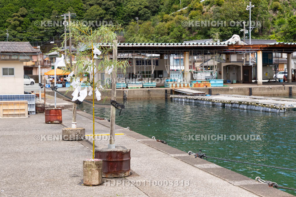 三重県　浅間祭前夜祭（方座浦）　幣竹