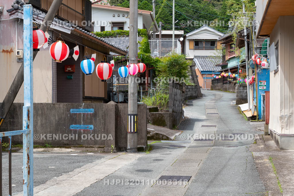 三重県　浅間祭（方座浦）　町並み