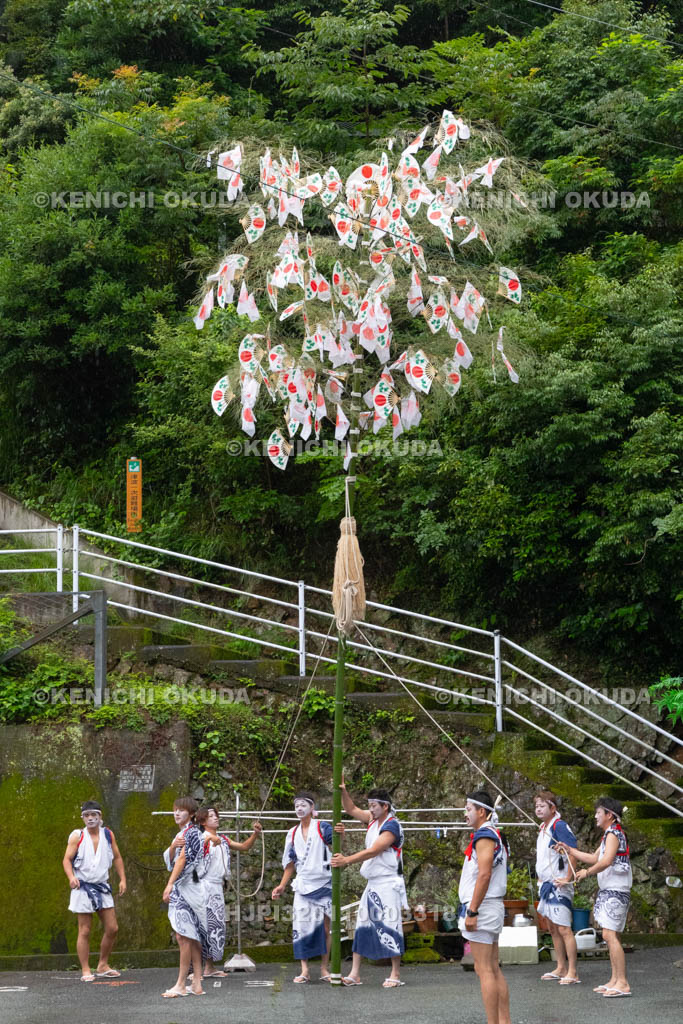 三重県　浅間祭本祭（方座浦）　幣廻し