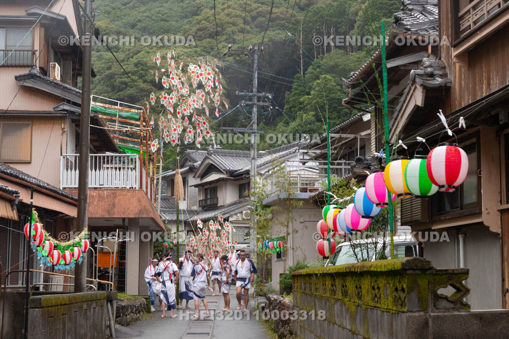 三重県　浅間祭本祭（方座浦）　幣廻し