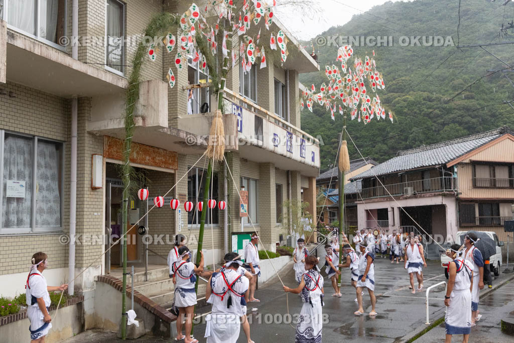 三重県　浅間祭本祭（方座浦）　幣立て