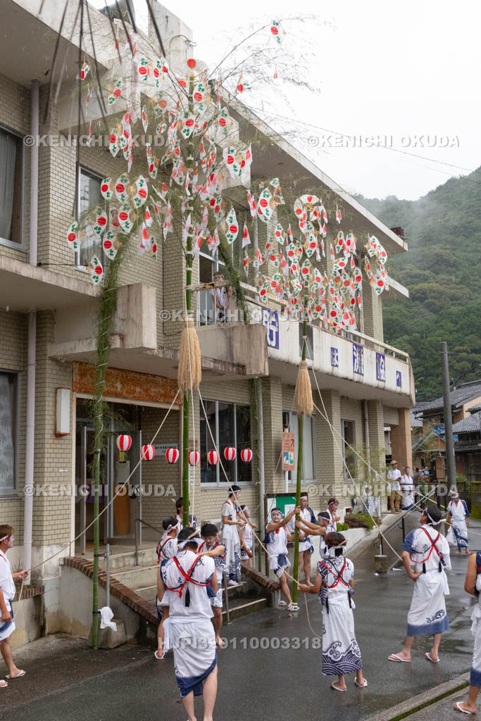 三重県　浅間祭本祭（方座浦）　幣立て