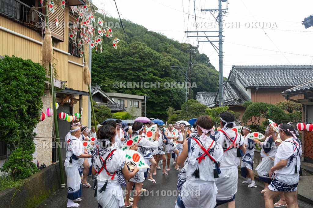 三重県　浅間祭本祭（方座浦）　幣立て