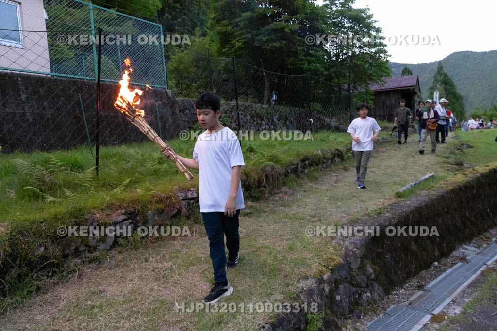 奈良県　上北山西原　虫送り