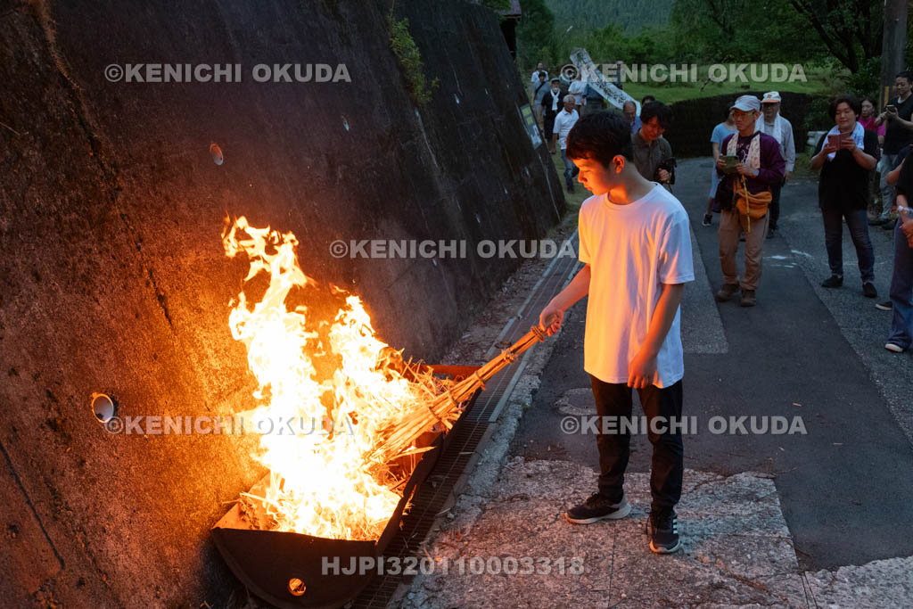 奈良県　上北山西原　虫送り