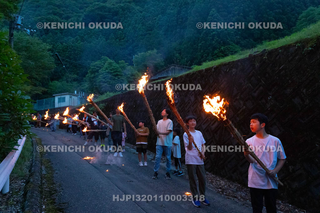 奈良県　上北山西原　虫送り