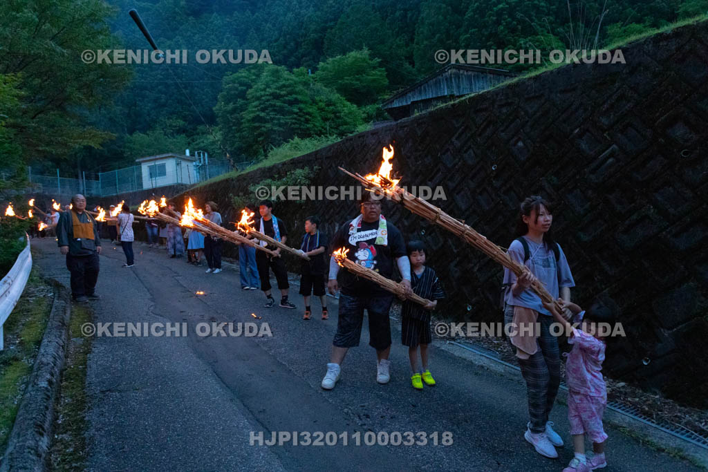 奈良県　上北山西原　虫送り