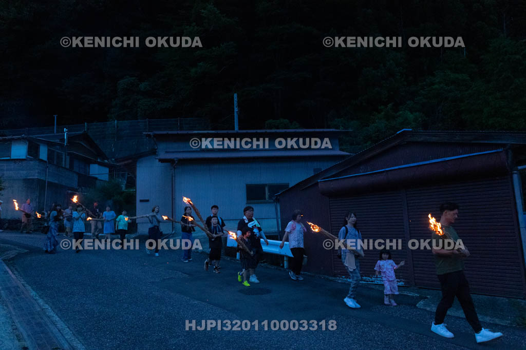 奈良県　上北山西原　虫送り