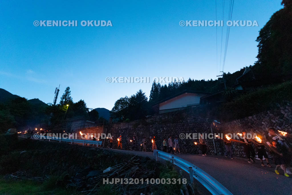 奈良県　上北山西原　虫送り