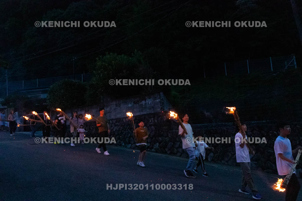 奈良県　上北山西原　虫送り