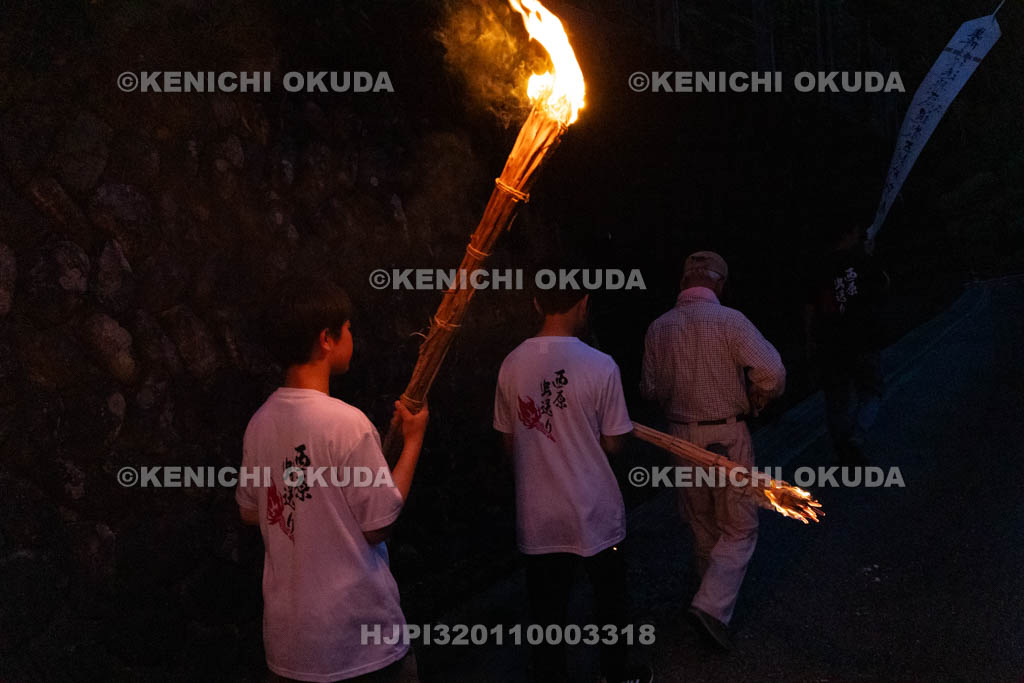 奈良県　上北山西原　虫送り