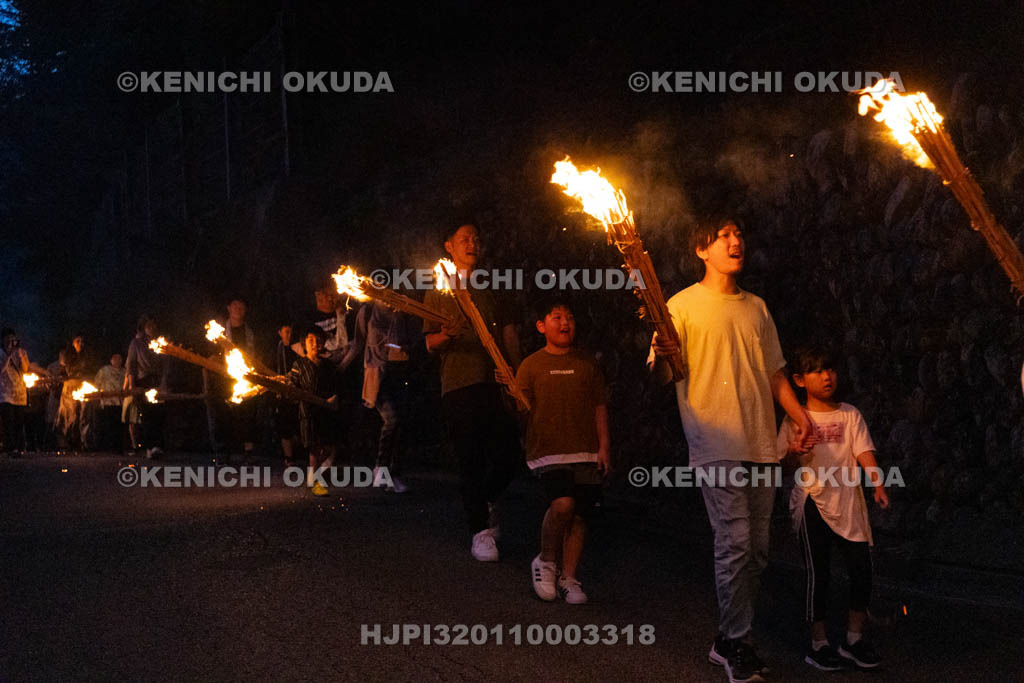 奈良県　上北山西原　虫送り
