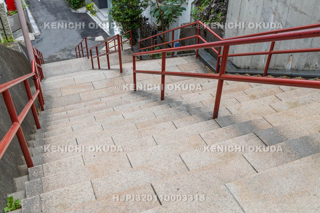 東京都　須賀神社　参道