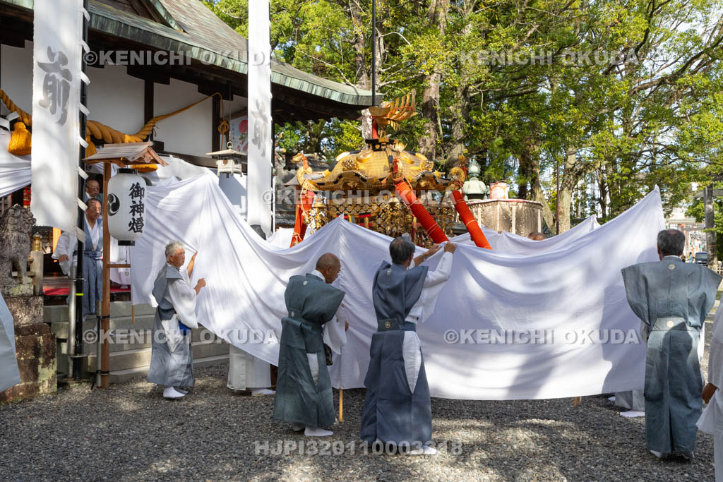 和歌山県　田辺祭（宵宮）　御霊遷しの儀