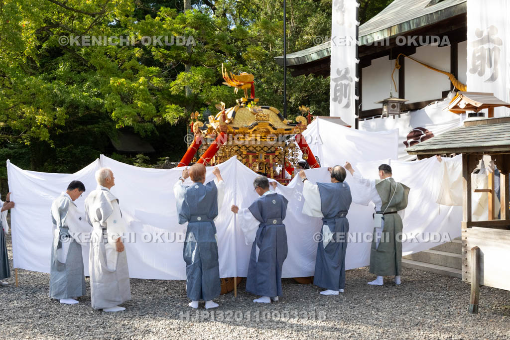 和歌山県　田辺祭（宵宮）　御霊遷しの儀