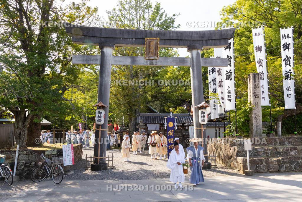 和歌山県　田辺祭（宵宮）　神輿渡御