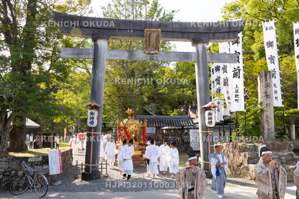 和歌山県　田辺祭（宵宮）　神輿渡御