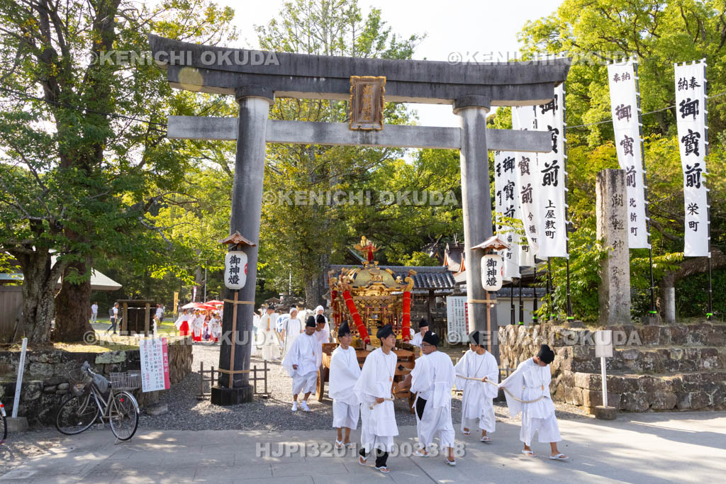 和歌山県　田辺祭（宵宮）　神輿渡御