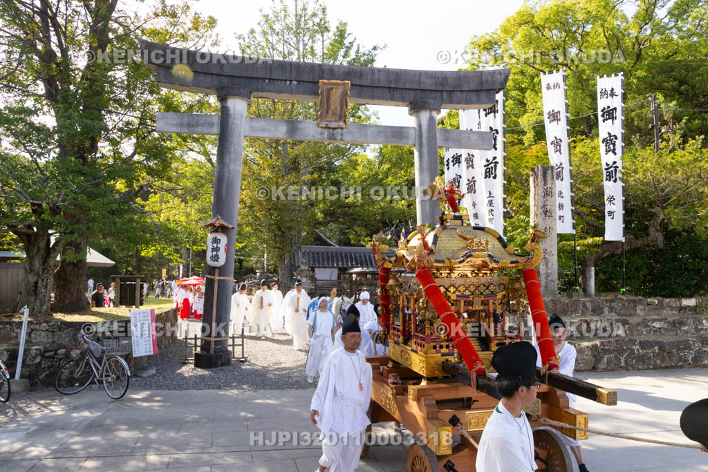 和歌山県　田辺祭（宵宮）　神輿渡御